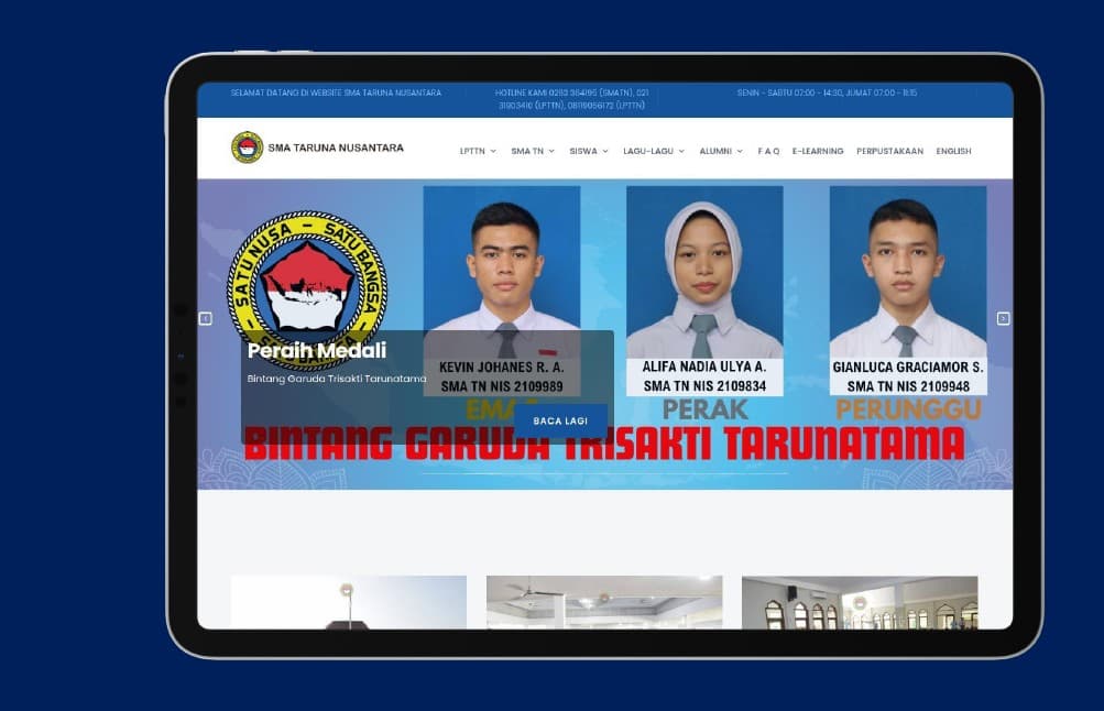 Situs Web Taruna Nusantara